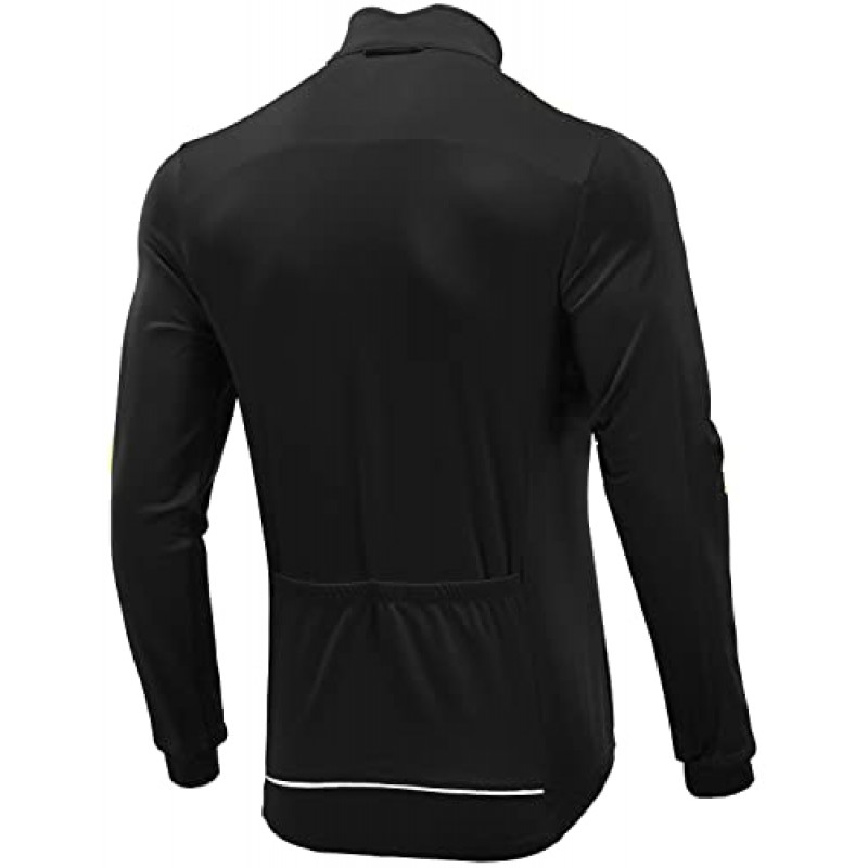 Qualidyne 남성용 겨울 사이클링 자켓 열 양털 안감 자전거 자전거 자켓 추운 날씨 방풍 Softshell 윈드 브레이커