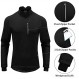 Qualidyne 남성용 겨울 사이클링 자켓 열 양털 안감 자전거 자전거 자켓 추운 날씨 방풍 Softshell 윈드 브레이커
