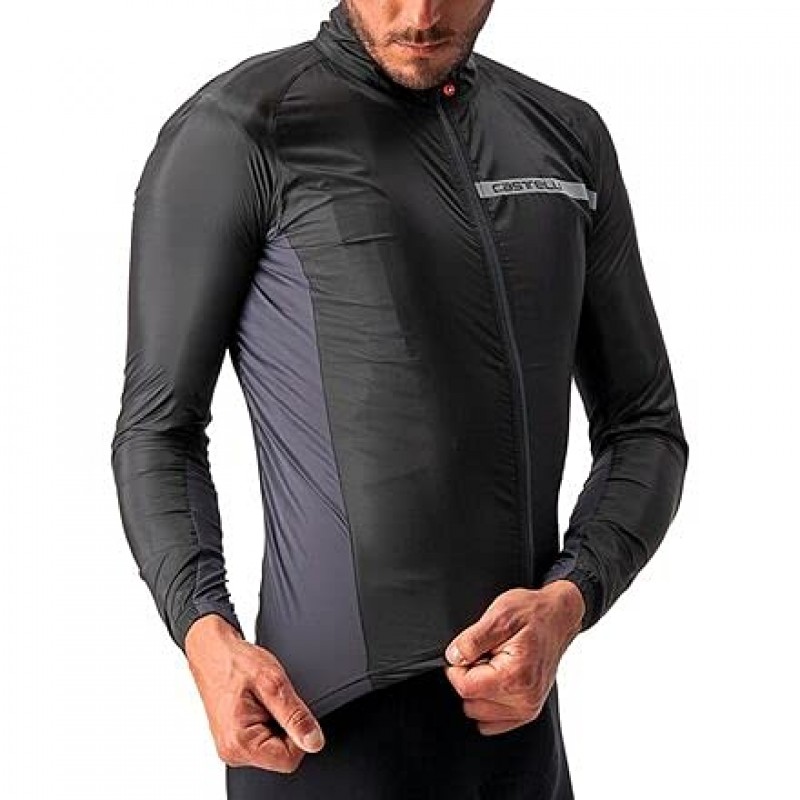 도로 및 자갈 자전거 I 사이클링을 위한 Castelli 남성용 Squadra 스트레치 재킷
