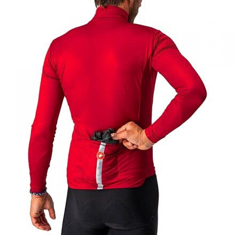 도로 및 자갈 자전거 I 사이클링을 위한 Castelli 남성용 Squadra 스트레치 재킷