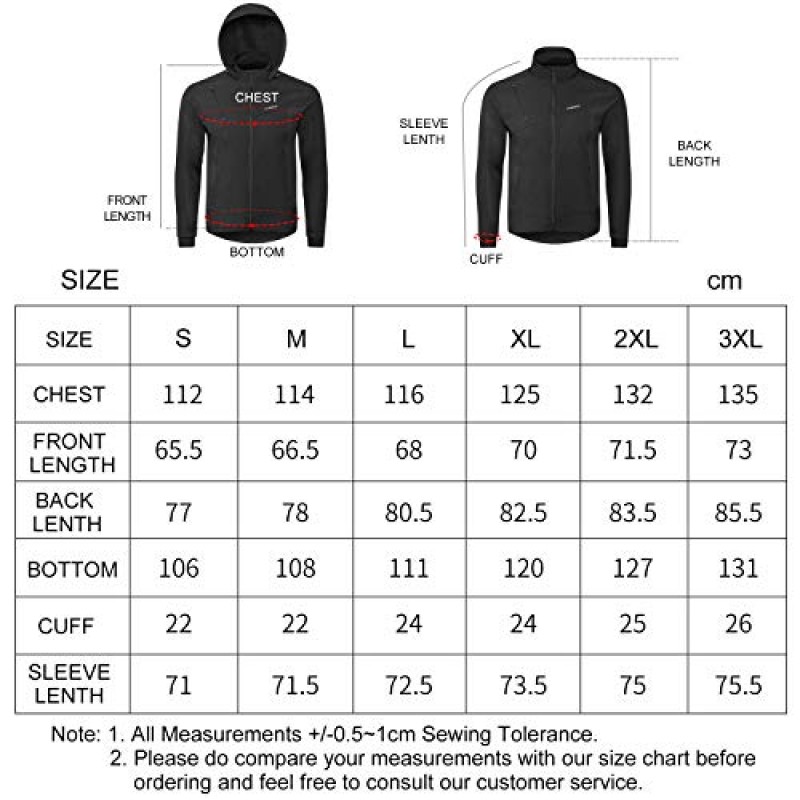 INBIKE 남성용 겨울 소프트쉘 재킷, 방풍 및 따뜻함, 사이클링, 하이킹 및 기타 야외 활동에 이상적