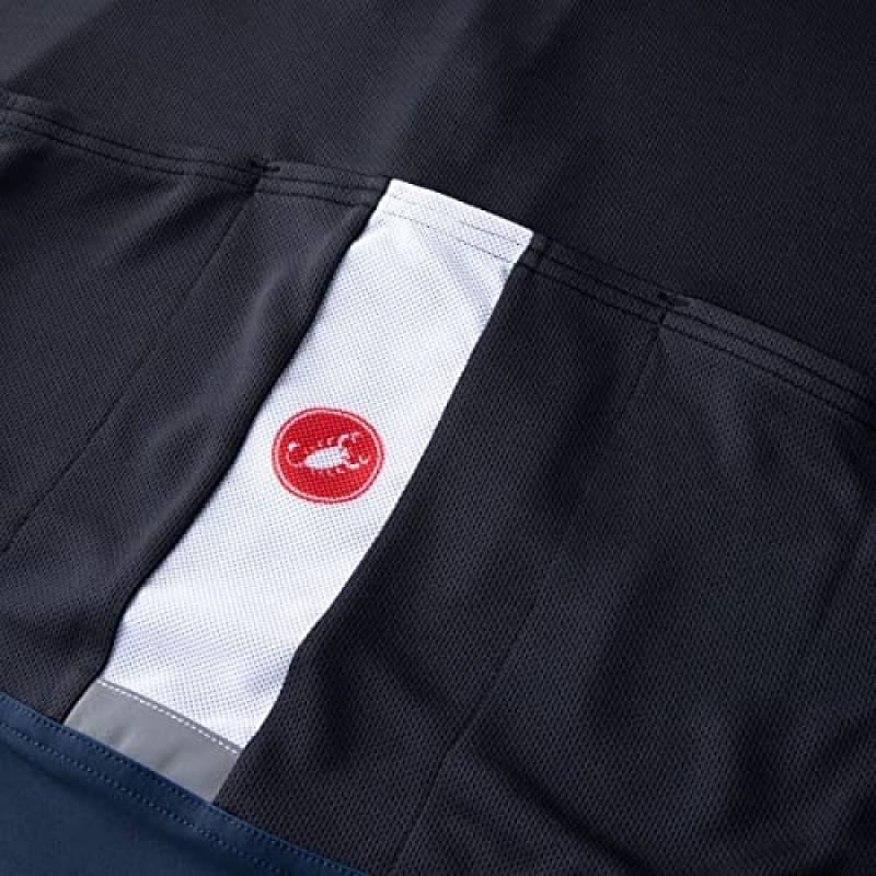 Castelli Entrata VI 한정판 져지 - 남성용 벨기에 블루/라이트 블랙/실버 그레이