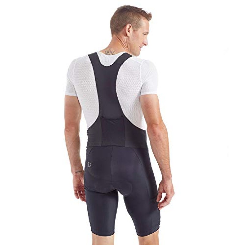 PEARL IZUMI 남성용 원정 사이클링 턱받이 반바지, 실리콘 커프스 & 허벅지 카고 포켓