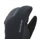 SEALSKINZ 남녀공용 방수 혹한기 사이클 스플릿 핑거 장갑