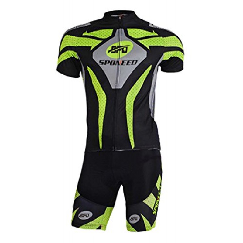 Sponeed 남자 사이클링 복장 세트 MTB 자전거 저지 도로 바이커 반바지 Trianthlon Cyclwear Shirts