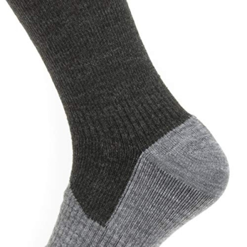 SEALSKINZ 유니섹스 전천후 중간 길이 양말