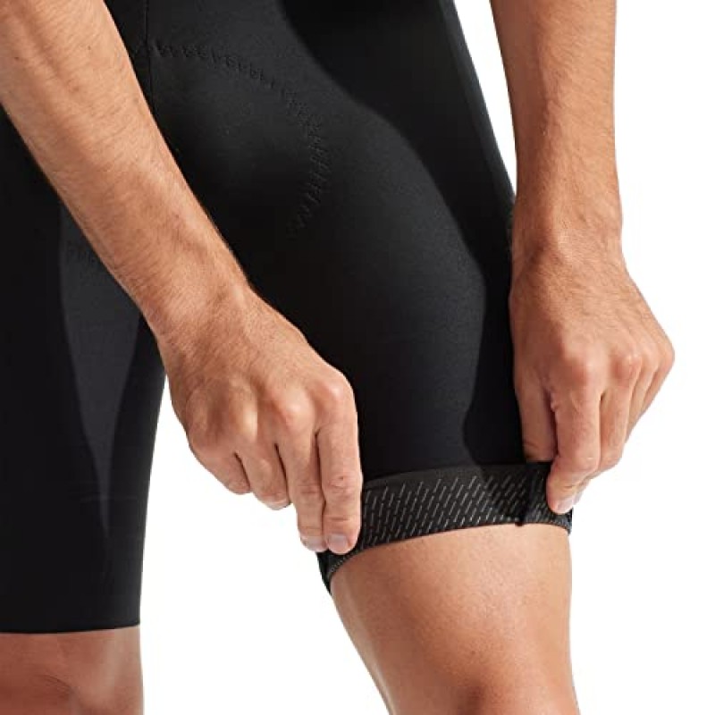 PEARL IZUMI 남성용 PRO 패딩 사이클링 턱받이 반바지(2022), 블랙, 라지