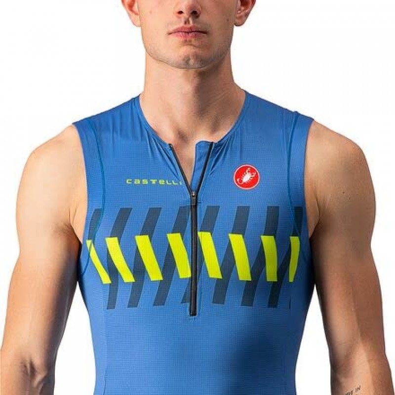 Castelli 프리 트라이 2 민소매 탑 사이즈 M