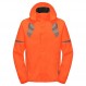 Little Donkey Andy 남성용 방수 러닝 사이클링 레인 자켓 반사 레인 코트 Packable Windbreaker-Removable Hood