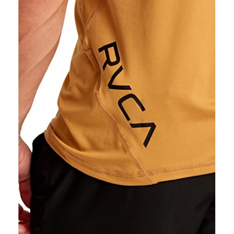 RVCA 남성용 스포츠 벤트 반소매 크루넥 티셔츠