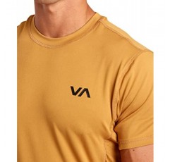 RVCA 남성용 스포츠 벤트 반소매 크루넥 티셔츠