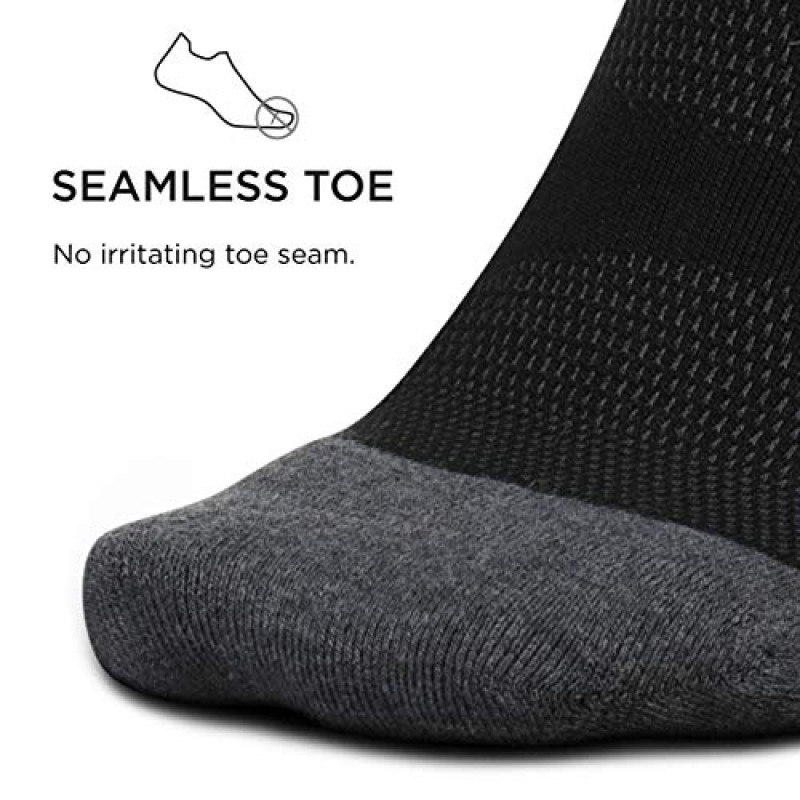 Feetures 엘리트 맥스 쿠션 노쇼 탭 - 남성용 및 여성용 러닝 양말 - 운동용 압축 양말 - 수분 흡수
