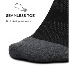 Feetures 엘리트 맥스 쿠션 노쇼 탭 - 남성용 및 여성용 러닝 양말 - 운동용 압축 양말 - 수분 흡수