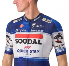Castelli 남성용 Soudal/Quick-Step Competizione 2 자전거 져지