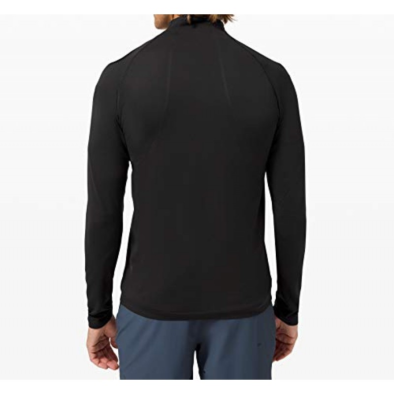 Lululemon 남성용 메탈 벤트 테크 1/2 지퍼 긴소매 셔츠