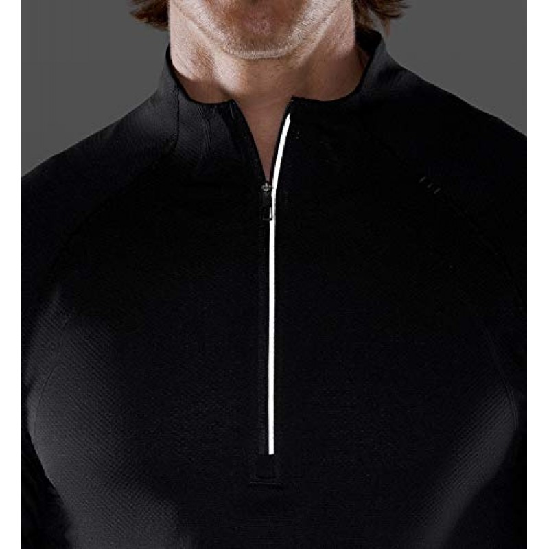 Lululemon 남성용 메탈 벤트 테크 1/2 지퍼 긴소매 셔츠