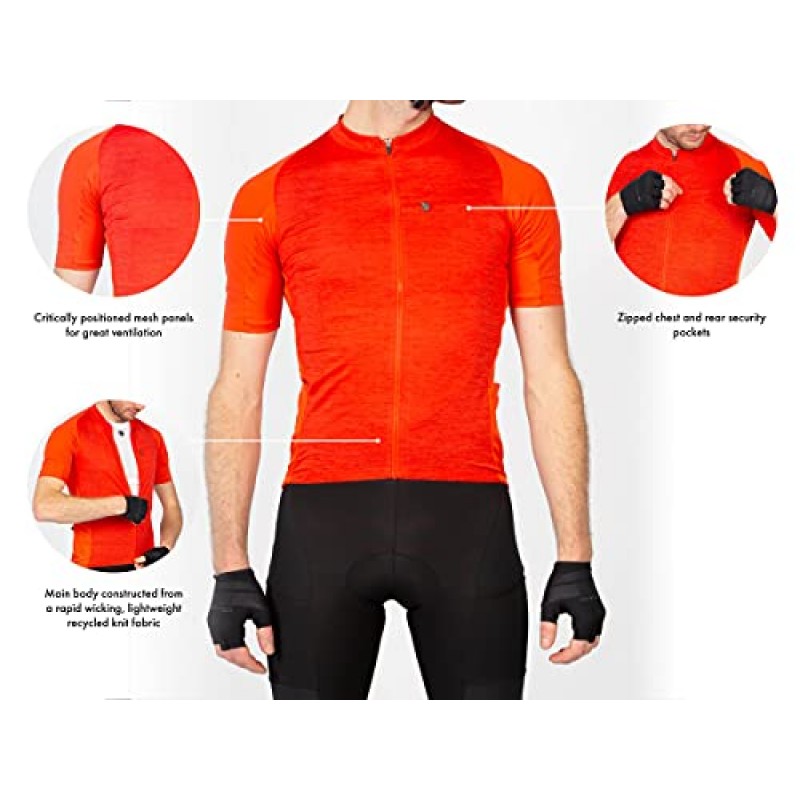 Endura 남성용 GV500 리버 반소매 그래블 사이클링 져지