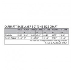 Carhartt 남성용 포스 헤비웨이트 써멀 베이스 레이어 팬츠