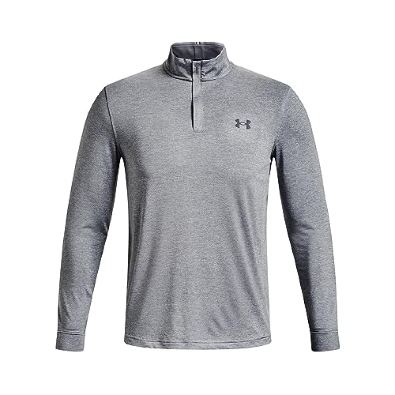 Under Armour 남성 플레이오프 1/4 지퍼 긴팔 티셔츠