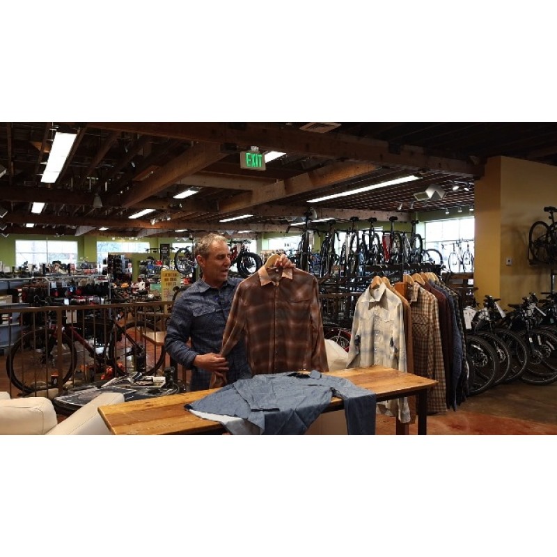 Club Ride Apparel Go Long - 남성용 플란넬 긴소매 셔츠