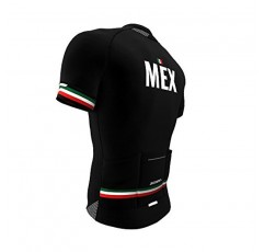 남성용 Mexico Code 반팔 사이클링 PRO 져지