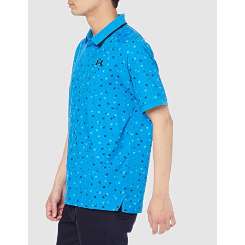 Under Armour 남성용 Iso-chill 플로럴 골프 폴로