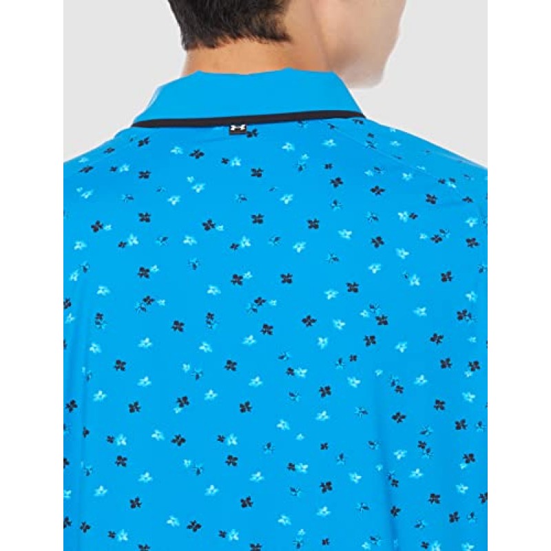 Under Armour 남성용 Iso-chill 플로럴 골프 폴로