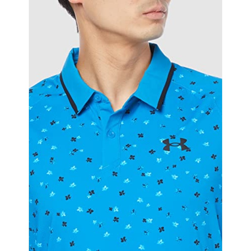 Under Armour 남성용 Iso-chill 플로럴 골프 폴로