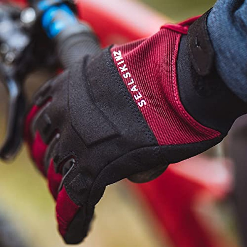 SEALSKINZ 남녀공용 방수 전천후 MTB 장갑