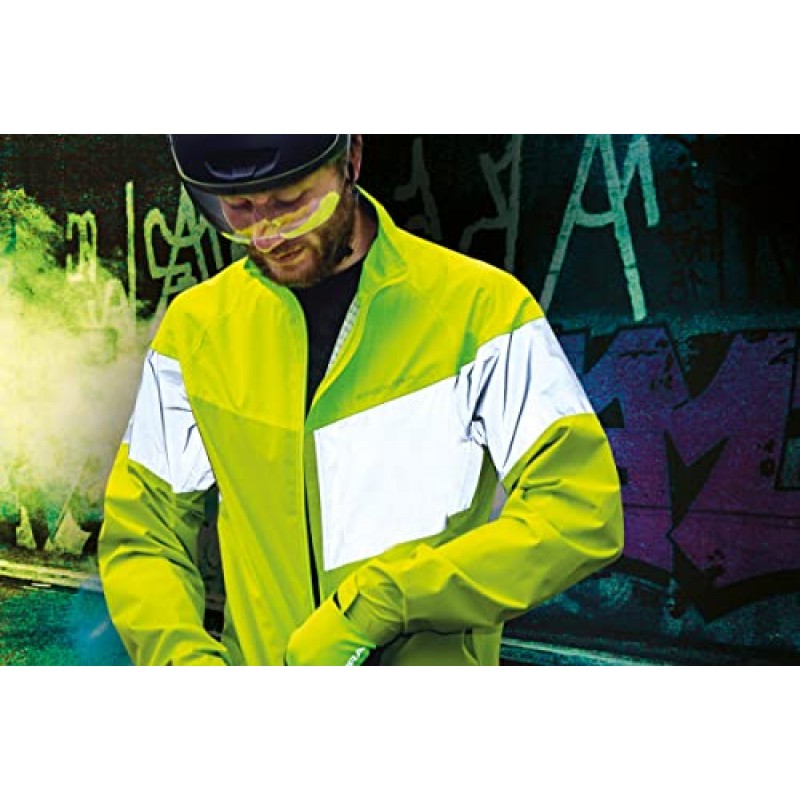 Endura 남성용 Urban Luminite 사이클링 재킷 II - Hi-Viz, 2.5레이어 방수 재킷