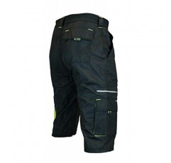 Urban Cycling Apparel DK 자갈 반바지 I 1/2 바지 긴 MTB 배기 반바지(포켓 7개, 측면 통풍구 포함)