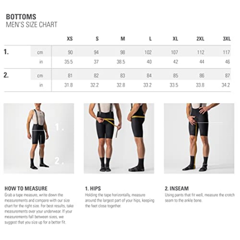 Castelli Cycling Polare 3 도로 및 자갈 자전거용 턱받이 I 사이클링