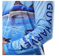 Guy Harvey 남성용 긴팔 퍼포먼스 티셔츠 UPF 30+ 자외선 차단 기능