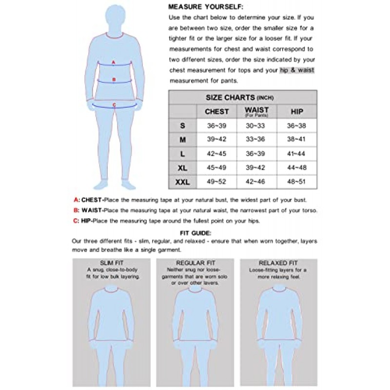 Lichenland 남성용 메리노 울 헌팅 베이스 레이어 하단 열 속옷 바지