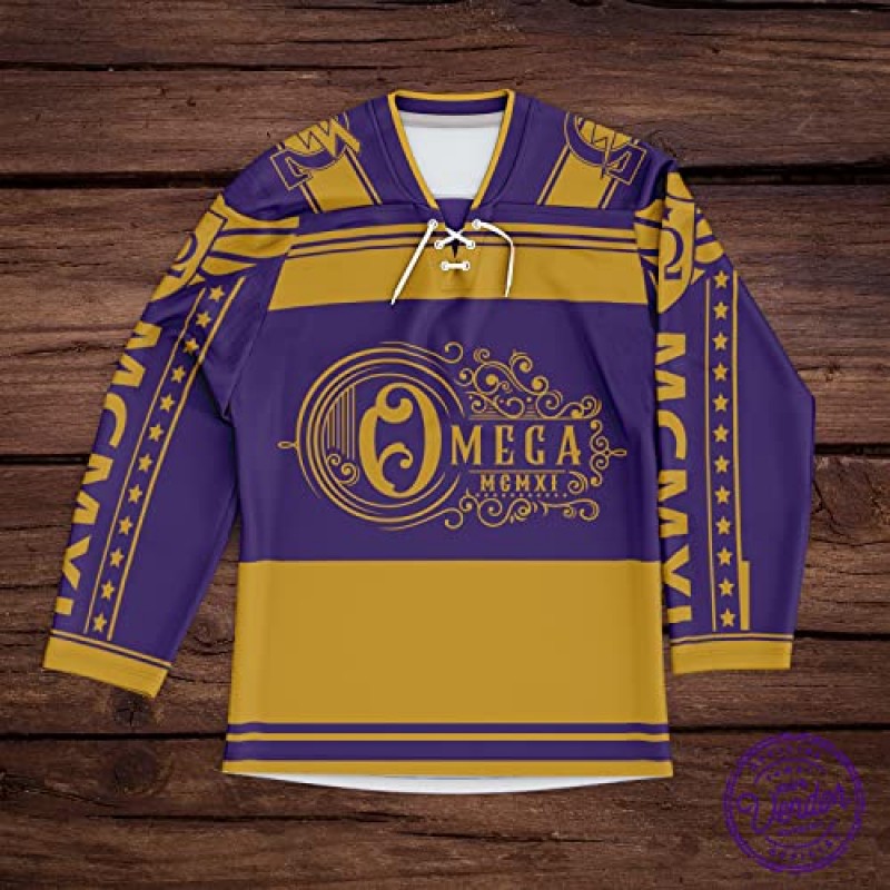 Bad Bananas BBGreek Omega Psi Phi Fraternity Paraphernalia - 운동용 하키 저지 - 컬렉션 - 공식 공급업체
