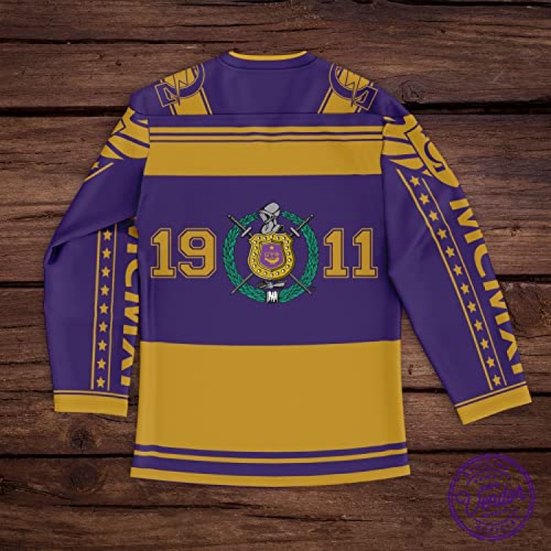 Bad Bananas BBGreek Omega Psi Phi Fraternity Paraphernalia - 운동용 하키 저지 - 컬렉션 - 공식 공급업체