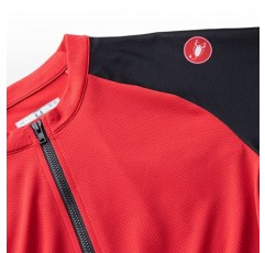Castelli Entrata Vi 한정판 져지 - 남성용 Castelli 레드/블랙/보르도, XL