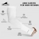Achiou Arm Sun Sleeves 압축 UV 보호 냉각 남성용 여성용 여름 자외선 차단제, 사이클링 운전 골프 러닝