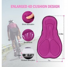 Aeike 4D 패딩 시트 쿠션 사이클링 반바지 여성용 통기성 속건성 충격 방지 탄성 자전거 반바지