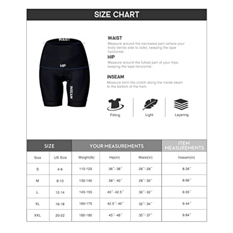 Heathyoga Womens 4D 패딩 자전거 반바지 포켓 패딩 사이클링 반바지 여성 자전거 반바지 바이커 자전거 반바지