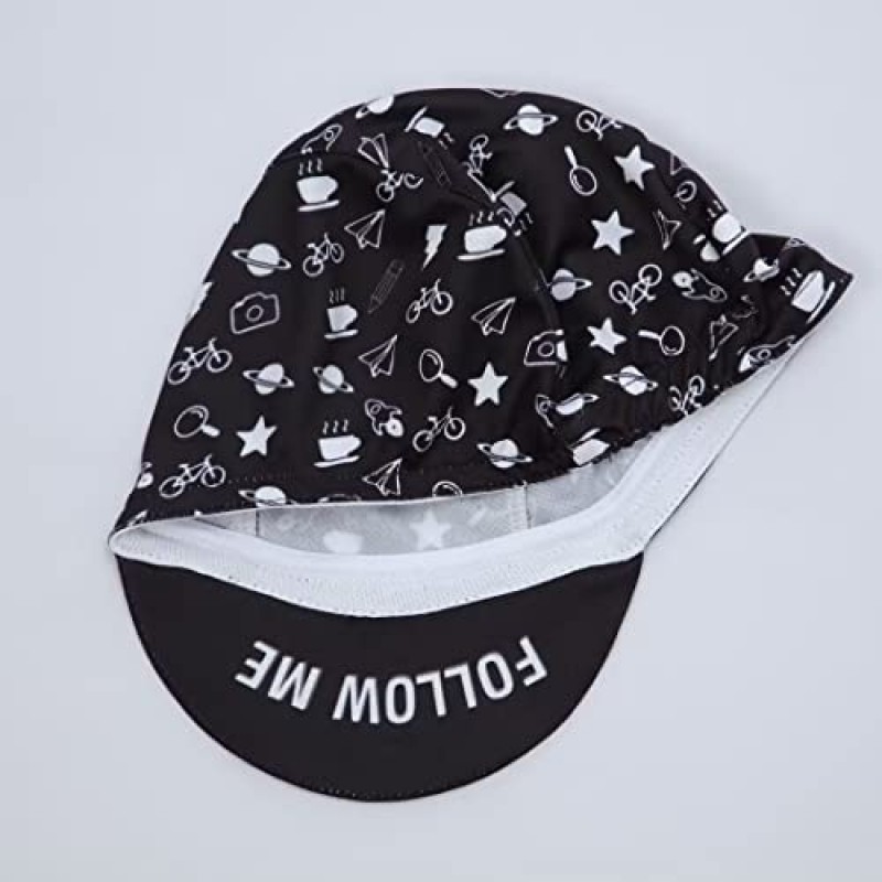 Bikingbros MTB 사이클링 캡 - 폴리에스테르 로드 사이클링 모자 언더 헬멧 - 사이클링 헬멧 라이너 통기성 및 땀 흡수