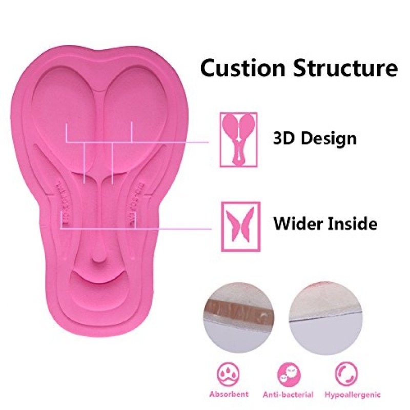 NOOYME 여성용 자전거 반바지(3D 패딩 처리된 여성용 사이클링 반바지 포함)