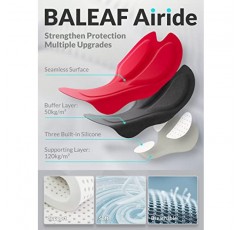 BALEAF 패딩 자전거 반바지 여성 6 '라이크라 사이클링 반바지 4D 젤 패딩 자전거 타는 사람 자전거 주머니 UPF50 +