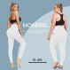 MOREFEEL 플러스 사이즈 레깅스 여성용 포켓-신축성 X-4XL 배변 컨트롤 하이 웨이스트 운동 블랙 요가 바지