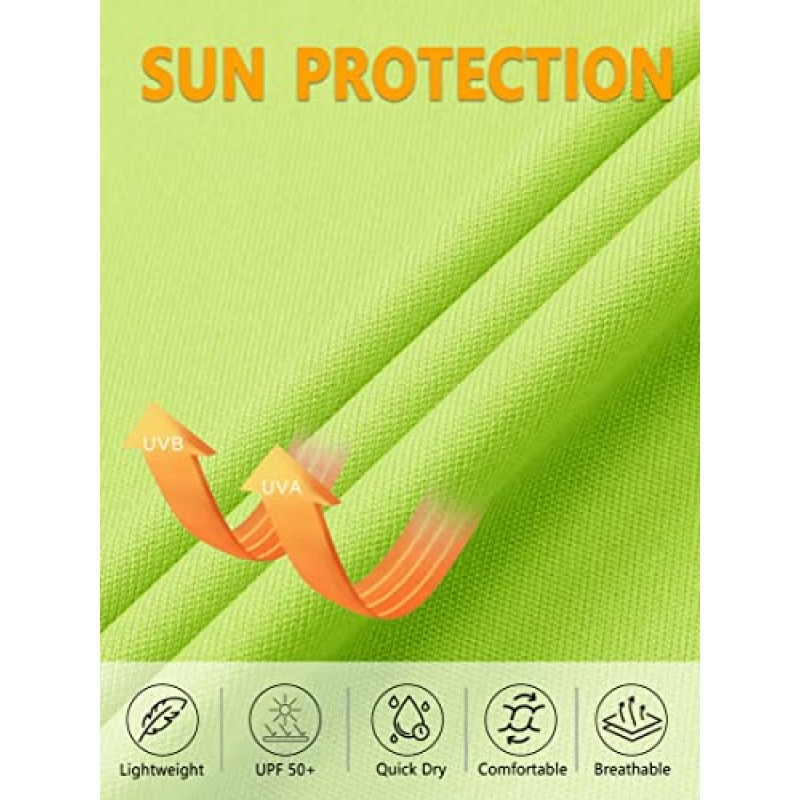 MAGCOMSEN 여성용 셔츠 긴 소매 1/4 지퍼 UPF50 + UV 자외선 차단 빠른 건조 운동 하이킹 운동 셔츠 래쉬 가드