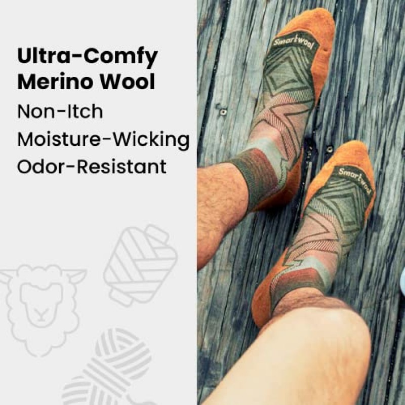 Smartwool 애슬레틱 스트라이프 크루 양말
