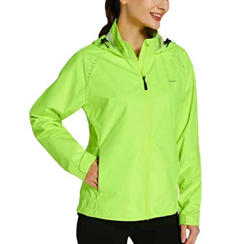 Willit 여성용 사이클링 러닝 자켓 비 방수 자켓 경량 윈드 브레이커 하이킹 자전거 자켓 Packable Hooded