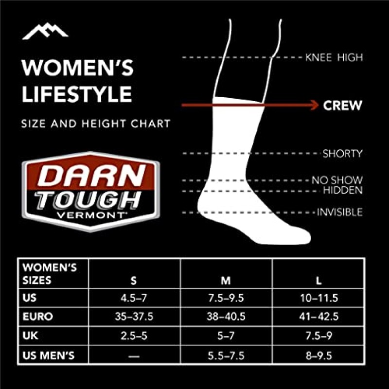 Darn Tough Animal Haus Crew 경량 양말 - 여성용