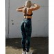 AUROLA 여성용 파워 운동 레깅스 Tummy Control Squat Proof 늑골이있는 두꺼운 매끄러운 Scrunch Active Pants