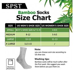 SPST 부드러운 대나무 양말, 여성 남성 수분 흡수 쿠션 통기성 발목/승무원 러닝 하이킹 로우 컷 매끄러운 양말